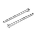 Шуруп-болт ТУНДРА, сантехнический, оцинкованный, DIN 571, М10х150 мм, 4,8 - 5 кг - Фото 1