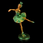 Сувенир полистоун "Балерина в зелёной пачке" 24,5х15х21 см - Фото 1