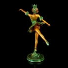 Сувенир полистоун "Балерина в зелёной пачке" 24,5х15х21 см - Фото 5