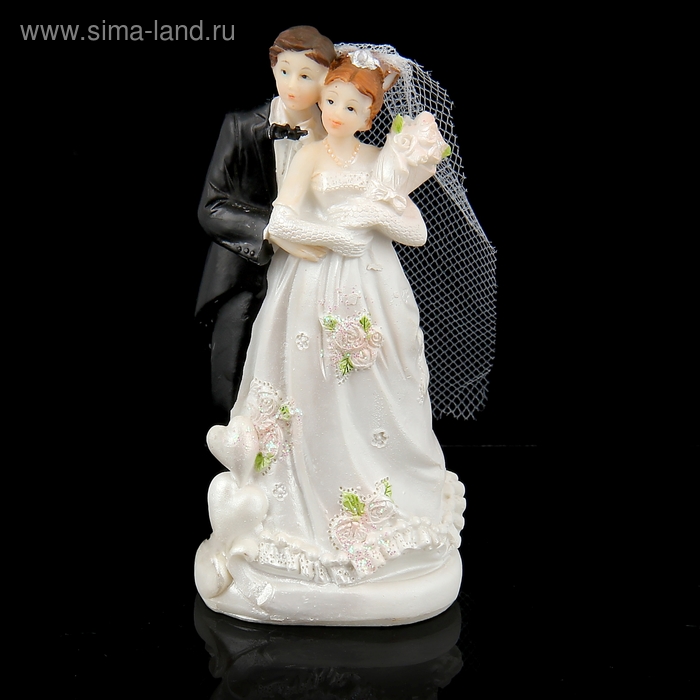 Сувенир полистоун "Жених и невеста-торжество" МИКС 11,5х5,5х3,3 см - Фото 1