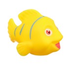 Набор резиновых игрушек для ванны «Желтые рыбки», с пищалкой, 5 шт, Крошка Я - Фото 3