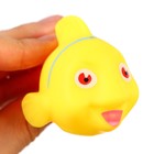 Набор резиновых игрушек для ванны «Желтые рыбки», с пищалкой, 5 шт, Крошка Я - Фото 8