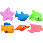 Набор резиновых игрушек для ванны «Океан», 6 шт, с пищалкой, Крошка Я - фото 320995016