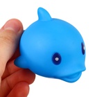 Резиновые игрушки для ванны Крошка Я «Поймай дельфина», 8 см, сачок, с пищалкой, в наборе 6 шт. - Фото 3