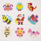 Брелок своими руками «Термомозаика», 24 цвета, 4300 бусин, 2 колечка, заколки 3 шт., основы 3 шт. - фото 121573315