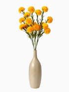 Цветы искусственные «Хризантема помпон», h=80 см, d=6 см, жёлтые - Фото 6