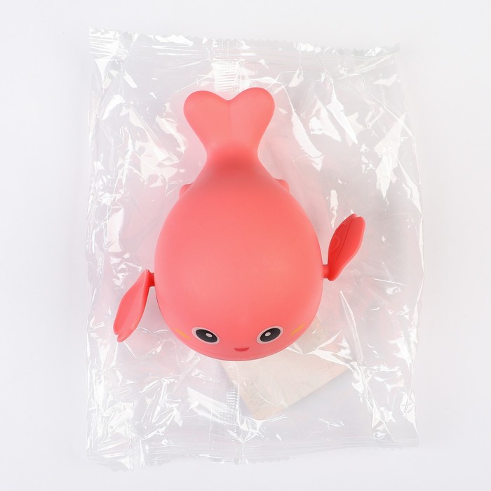 Заводная игрушка для ванны «Китенок», цвет розовый