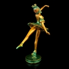 Сувенир полистоун "Балерина в зелёной пачке" 17,5х8,5х15 см - Фото 3