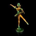 Сувенир полистоун "Балерина в зелёной пачке" 17,5х8,5х15 см - Фото 4