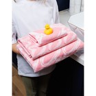 Полотенце махровое Guten Morgen Hearts, 450 гр, размер 30х50 см, цвет розовый - Фото 7