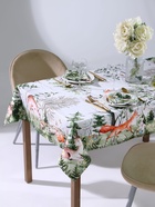 Набор кухонный «Этель. Пасха в лесу»: скатерть 148×112±2 см с ГМВО, салфетка 40×40 см - 4 шт. - Фото 2