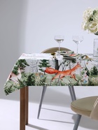 Набор кухонный «Этель. Пасха в лесу»: скатерть 148×112±2 см с ГМВО, салфетка 40×40 см - 4 шт. - Фото 1