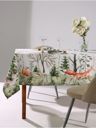 Набор кухонный «Этель. Пасха в лесу»: скатерть 148×183±2 см с ГМВО, салфетка 40×40 см - 8 шт. - Фото 2