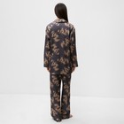 Пижама женская (рубашка и брюки) KAFTAN "Дракон", размер 40-42, графитовый - Фото 6