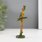 Сувенир полистоун "Балерина в зелёной пачке" 13,2х5,3х5,2 см - Фото 2