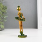 Сувенир полистоун "Балерина в зелёной пачке" 13,2х5,3х5,2 см - фото 9543473