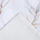 Постельное бельё Этель евро Beige flowers, 200 х217 см, 214х240 см, 50х70 см -2 шт, мако-сатин 114г/м2 - Фото 6