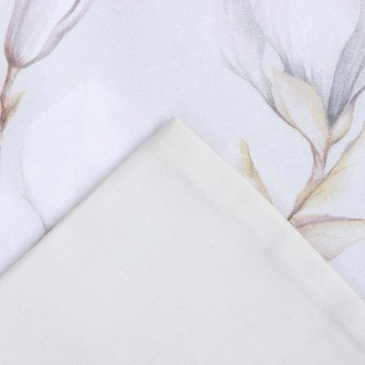 Постельное бельё дуэт «Этель» Beige flowers, мако-сатин