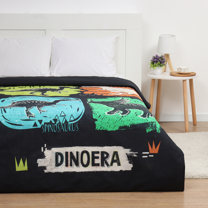 Пододеяльник 1.5-спальный «Этель» Dinoera, 143×215 см, бязь - Фото 1