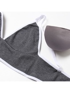 Комплект нижнего белья женский (топ, трусы) Collorista, тёмно-серый, размер 42-44 - Фото 14