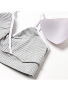 Комплект нижнего белья женский (топ, трусы) Collorista, серый, размер 42-44 - Фото 12