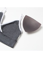 Комплект нижнего белья женский (топ, трусы) Collorista, тёмно-серый, размер 42-44 - Фото 15