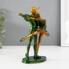 Сувенир полистоун "Балерина с партнёром в зелёном" 18х14,5х7 см - Фото 2