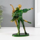 Сувенир полистоун "Балерина с партнёром в зелёном" 18х14,5х7 см - Фото 4