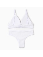 Комплект нижнего белья женский (топ, трусы) Collorista, белый, размер 42-44 - Фото 14