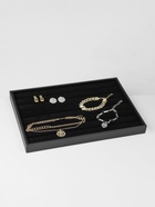 Подставка для колец 7 полос QF, 35×24×3 см, чёрная - Фото 4