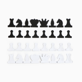 Набор магнитных фигур для демонстрационных шахмат, фигура 8 х 8 см