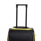 Чемодан детский 32 л (S) Sacvoyage, отдел на молнии, цвет чёрный/жёлтый - Фото 5