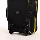 Чемодан детский 32 л (S) Sacvoyage, отдел на молнии, цвет чёрный/жёлтый - Фото 6