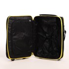 Чемодан детский 32 л (S) Sacvoyage, отдел на молнии, цвет чёрный/жёлтый - Фото 8