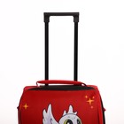 Чемодан детский малый 20", цвет бордовый - фото 24321390