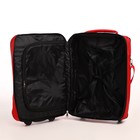 Чемодан детский малый 20", цвет бордовый - фото 24321392