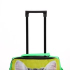 Чемодан детский малый 20", цвет салатовый - фото 23617122