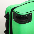 Чемодан детский малый 20", цвет зелёный/жёлтый - фото 23617131