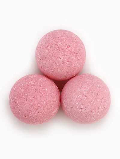 Набор бомбочек для ванны "Happy", 3 шт по 40 гр, аромат пион