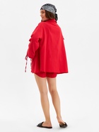 Костюм женский: блузка, шорты, MINAKU: Casual Collection, красный, размер 44 - Фото 11