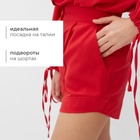 Комплект женский (блузка, шорты) MINAKU: Casual Collection цвет красный, р-р 46 10177216