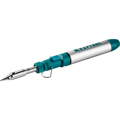 Газовый паяльник/фен/горелка KRAFTOOL SolderPro 70B, 1300°С, регулятор пламени, 4 насадки