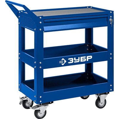 Тележка инструментальная ЗУБР 38914, профессиональная, выдвижной ящик, 820×405×955 мм