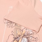 Футболка женская «Цветы», цвет розовый, размер 52 - фото 23651685