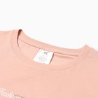 Футболка женская «Цветы», цвет розовый, размер 54 - фото 23676060