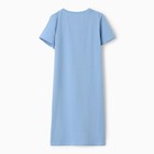Платье женское домашнее, цвет голубой, размер 46 - Фото 4