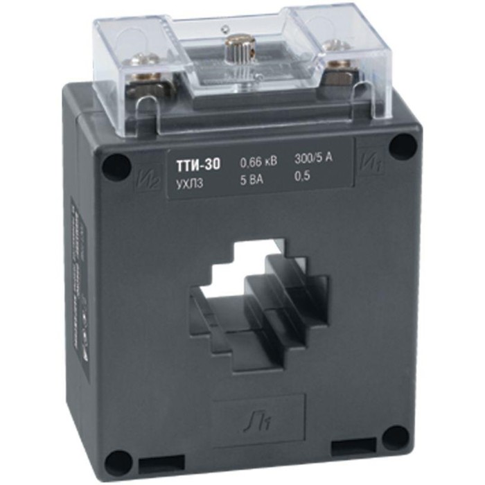 Трансформатор IEK, ТТИ-30 200/5 А, 5 ВА, класс точности 0.5 S, ITT20-3-05-0200 - Фото 1