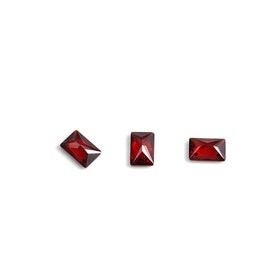 Кристаллы для объёмной инкрустации TNL «Багет», №1, рубиновый, 10 шт