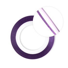 Нить для дизайна ногтей на клеевой основе TNL, перламутровая, фиолетовая
