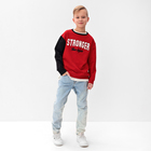 Джемпер для мальчика MINAKU: Exclusive print, красный, рост 152 см 10208373